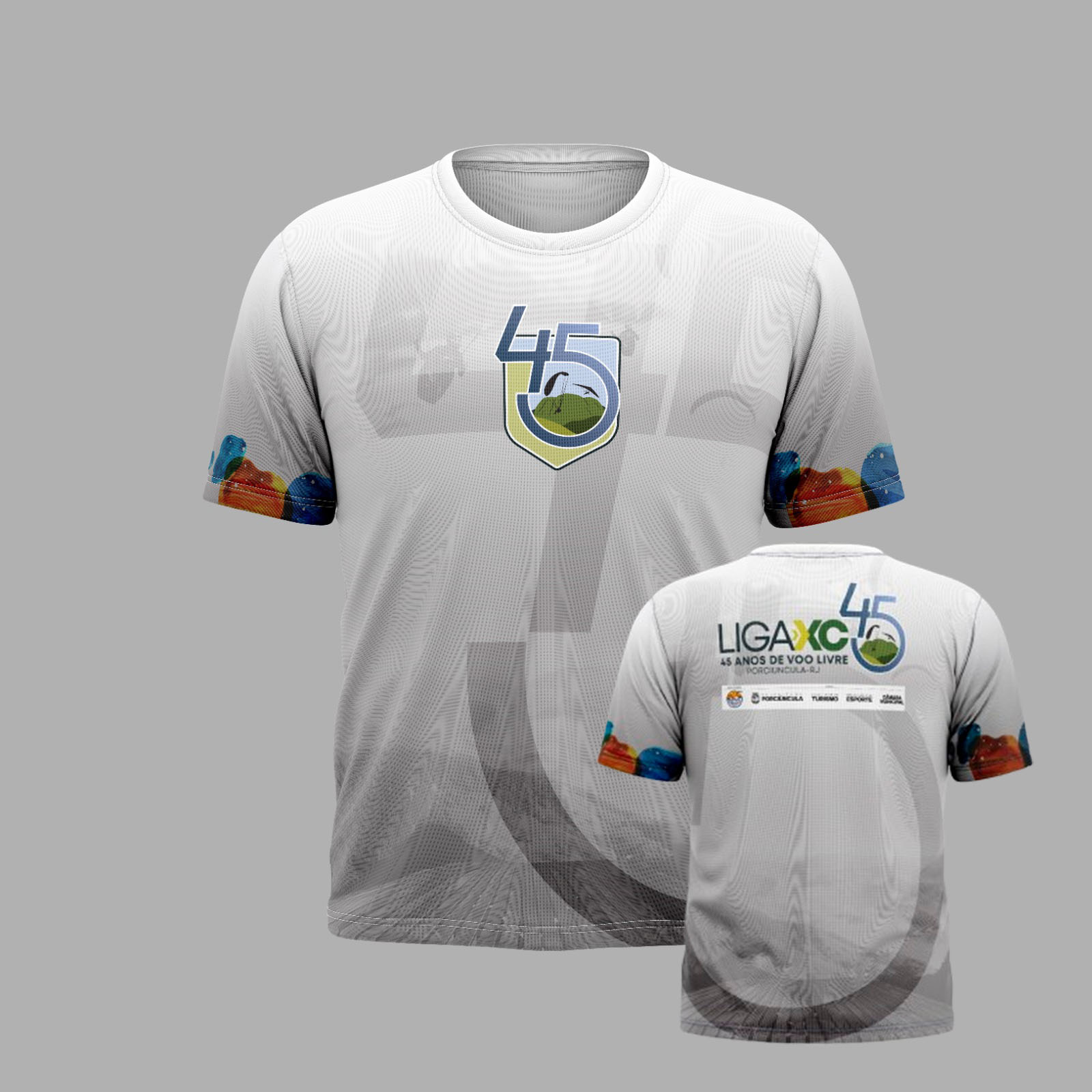 Camisa Oficial Comemorativa – 45 Anos de Voo Livre em Porciúncula-RJ