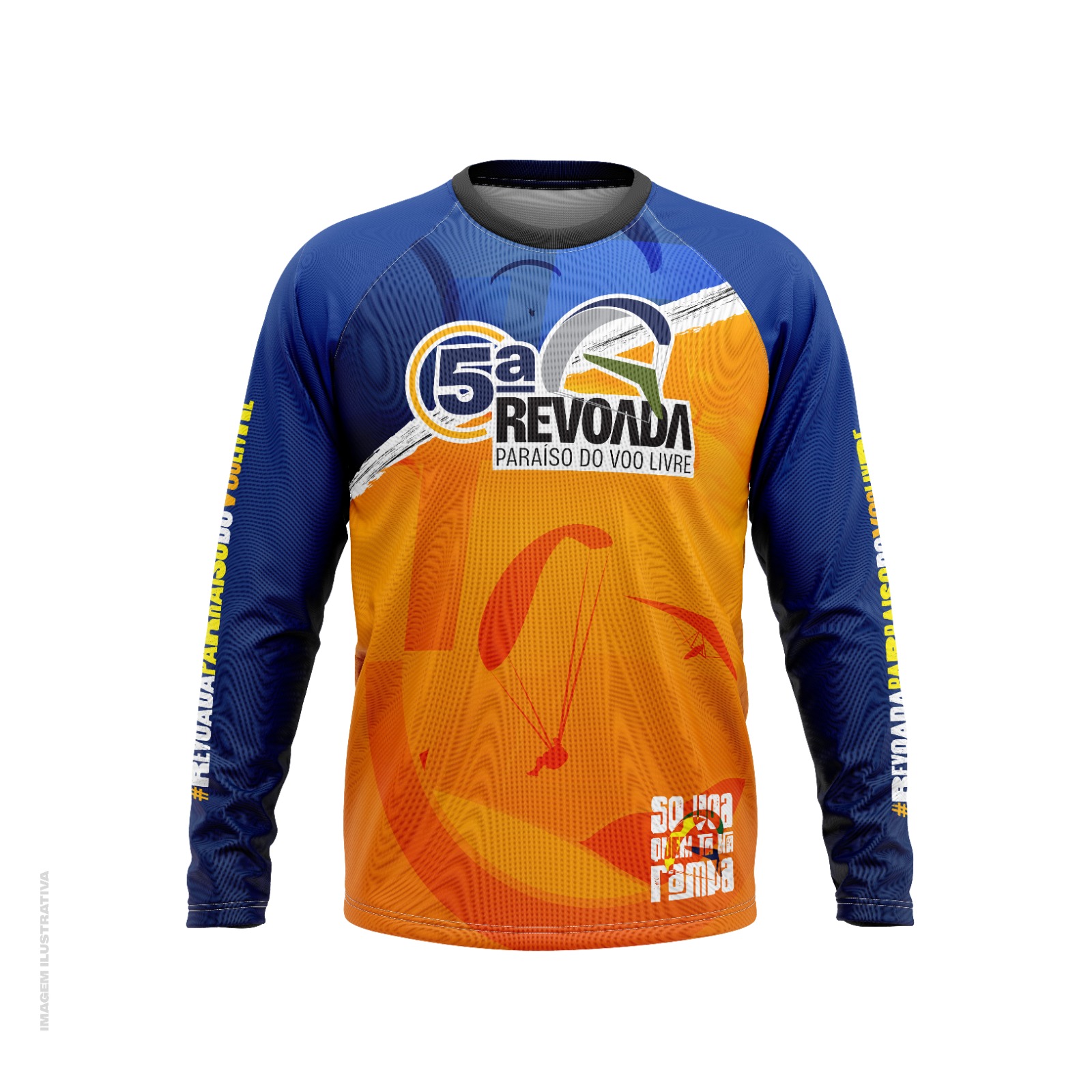 Camisa Oficial de Manga Longa – 5ª Revoada Paraíso do Voo Livre (APVL) - Imagem 3
